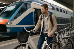 Bike sharing integrato con treni regionali: soluzione poco usata per ridurre lo stress del pendolarismo