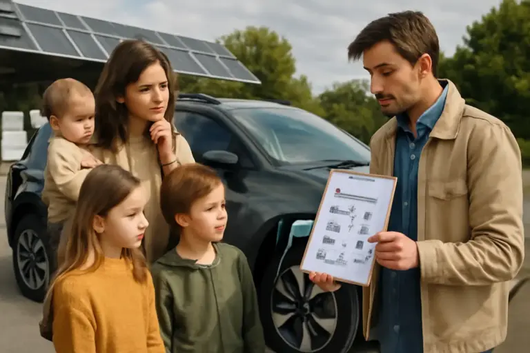 Come scegliere l’auto elettrica giusta per la famiglia numerosa: i fattori decisivi